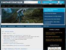 Tablet Screenshot of fantasycentrum.hu